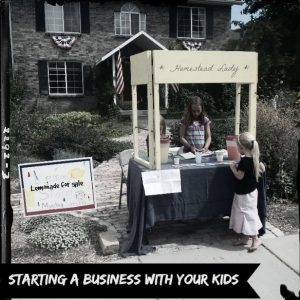 Starting a business with your kids - www.homesteadlady.com - Interview with My Inspired Dress Up Design