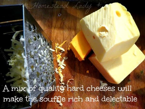 Bread crumbs for The Tasha Tudor Cookbook - Warm Cheese souffle - www.homesteadlady.com