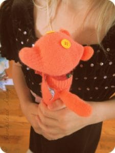 Leon Day - Easy sew glove animals - gifts you can make with kids - www.homesteadlady.com