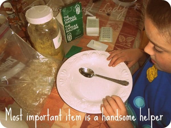 DIY Supplement Capsules - Handsome Helper - www.homesteadlady.com