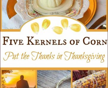 Five Kernels of Corn l Thanksgiving traditions and recipes l Homestead Lady.com
