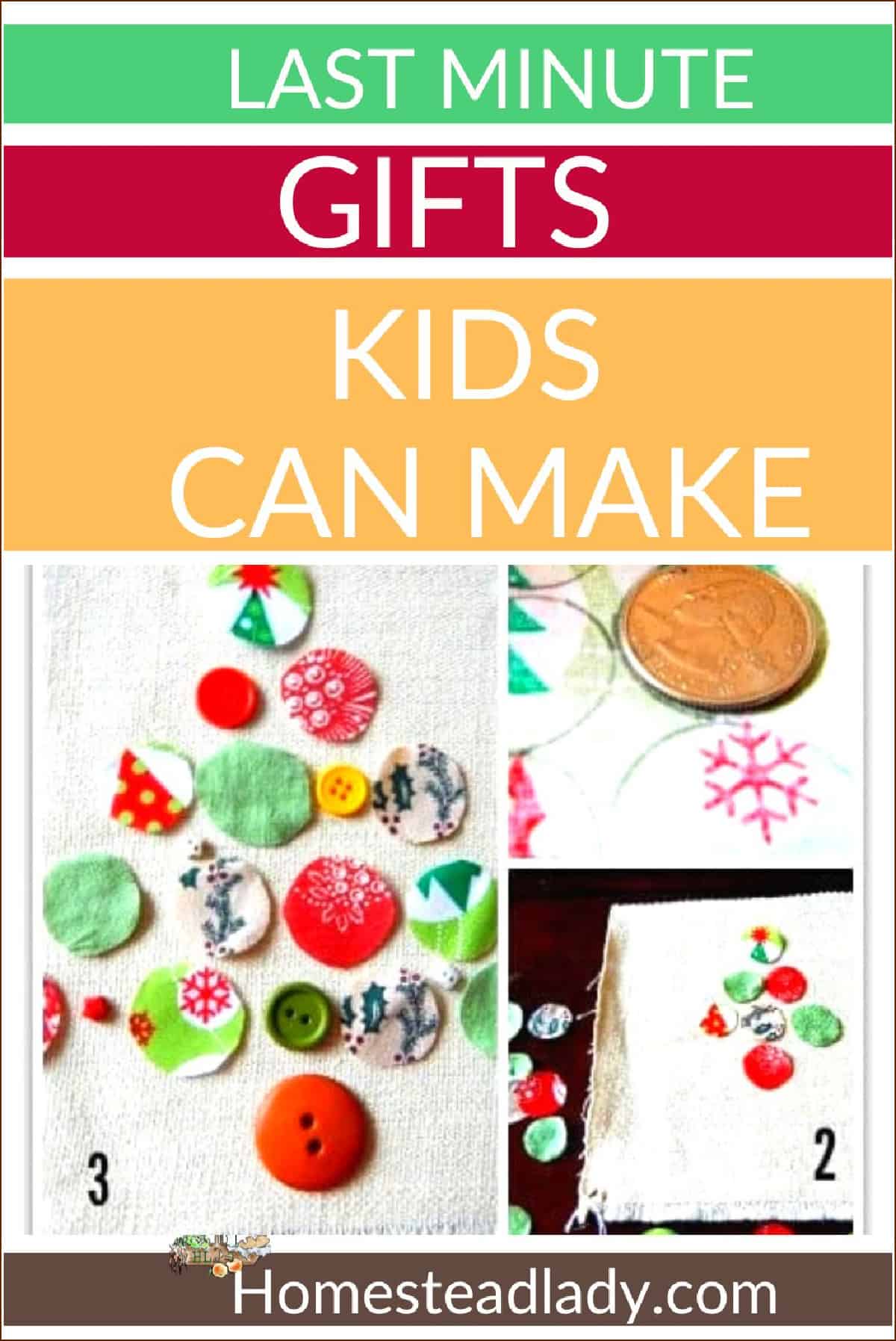handmade gifts in a grid, decorative