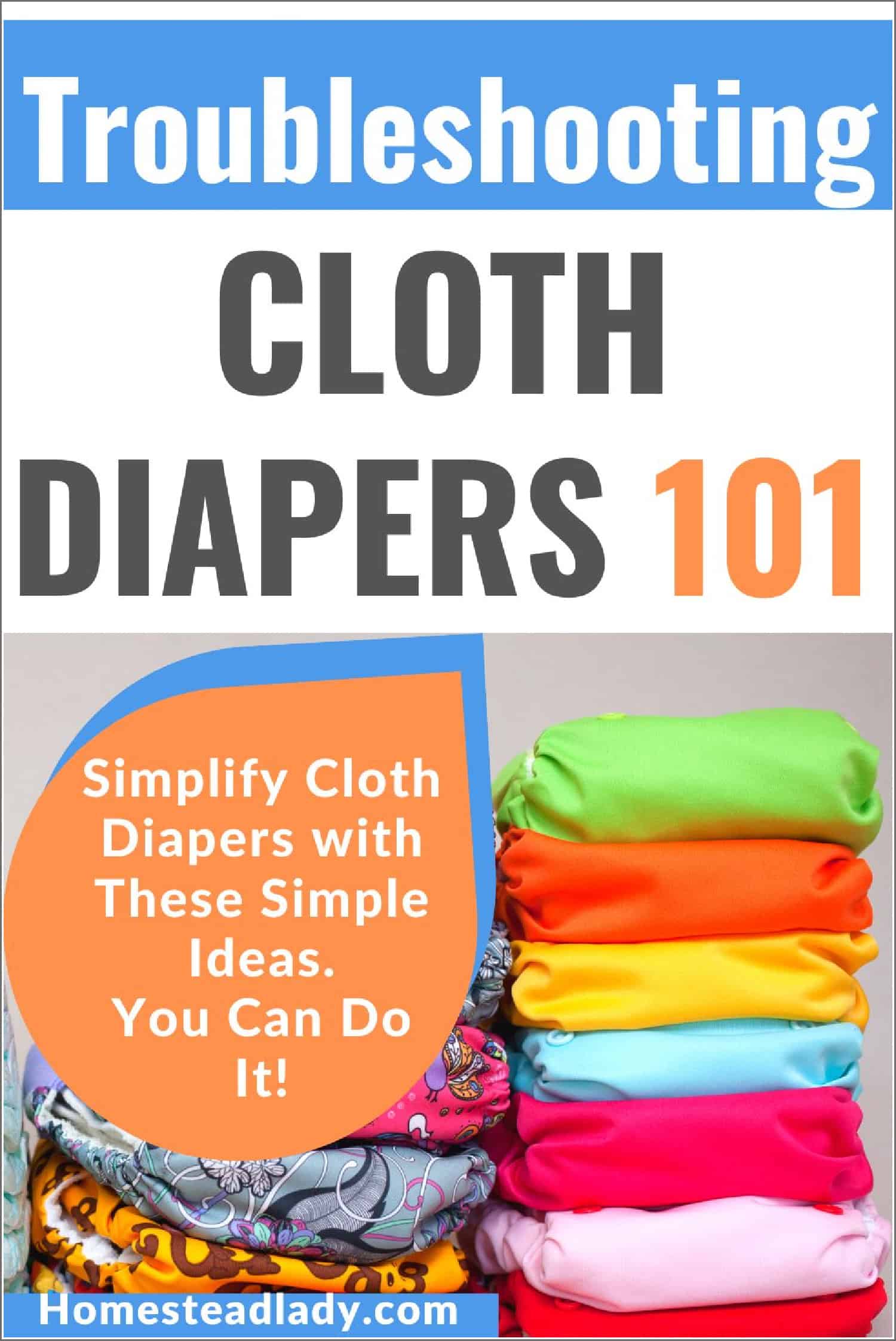 colorful cloth diapers