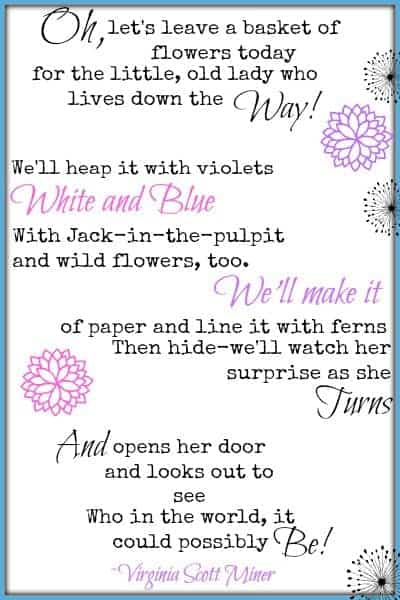 May Day Poem by Virginia Scott Miner l Celebrate May Day l Homestead Lady (