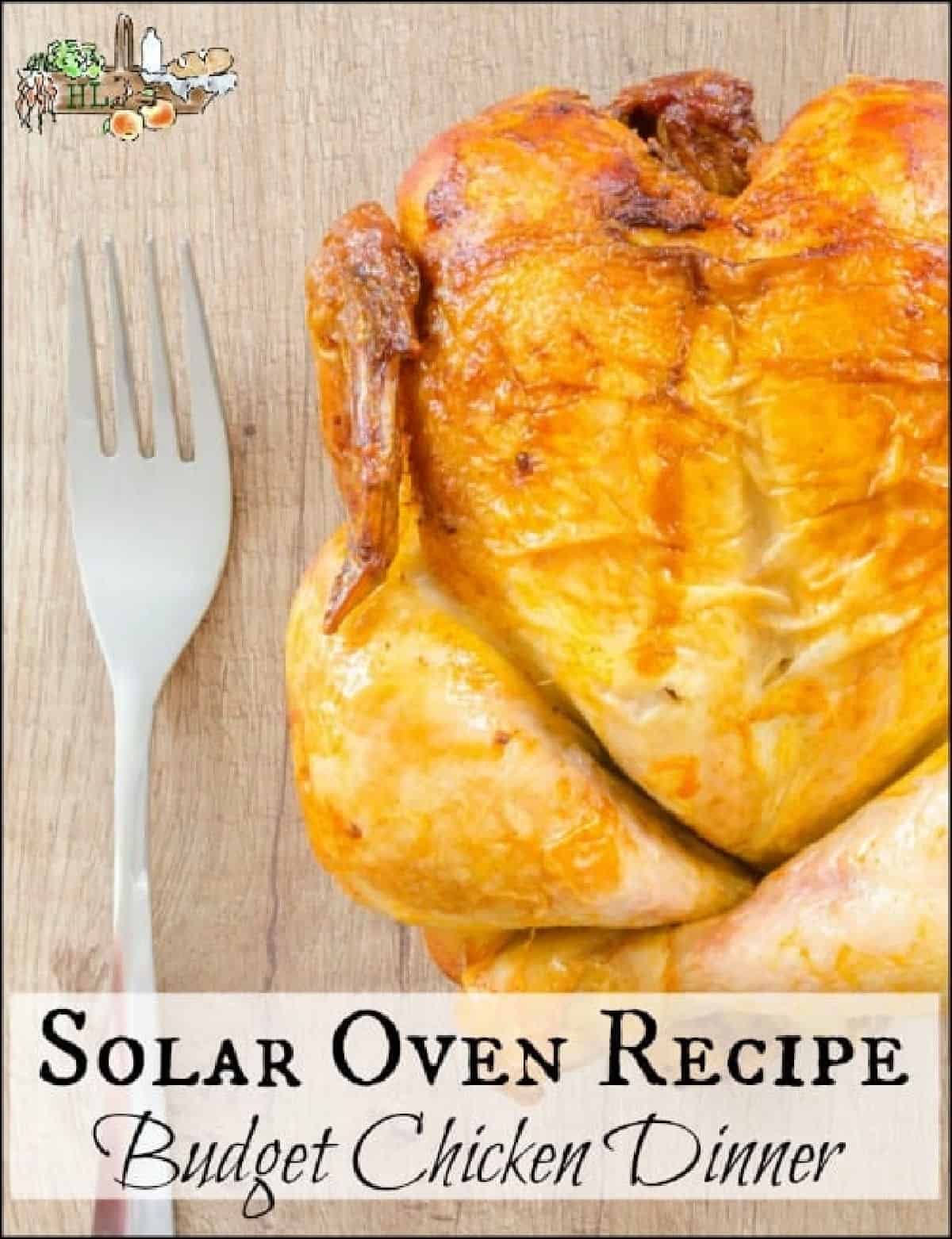 whole chicken on a board with a knife