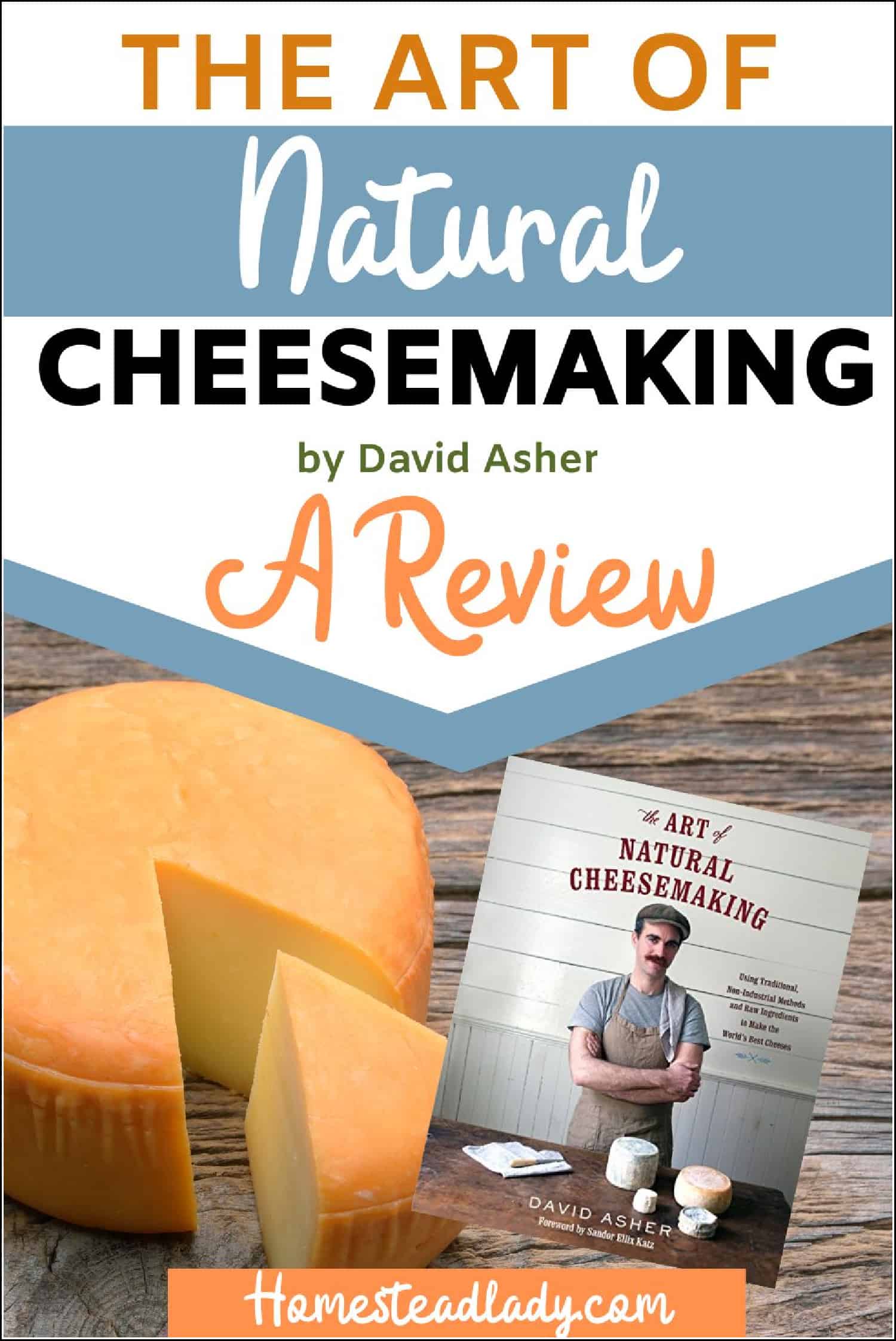 wheel of cheese on a table with a book