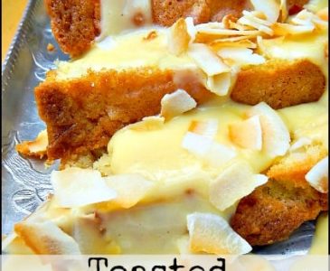 Toasted Coconut Cream Pound Cake l with coconut oil and other healther ingredients l Cake Stand Cookbook review l Homestead Lady (.com)