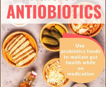 probiotic foods like sourdough, kefir, fermented pickles in bowls on a table
