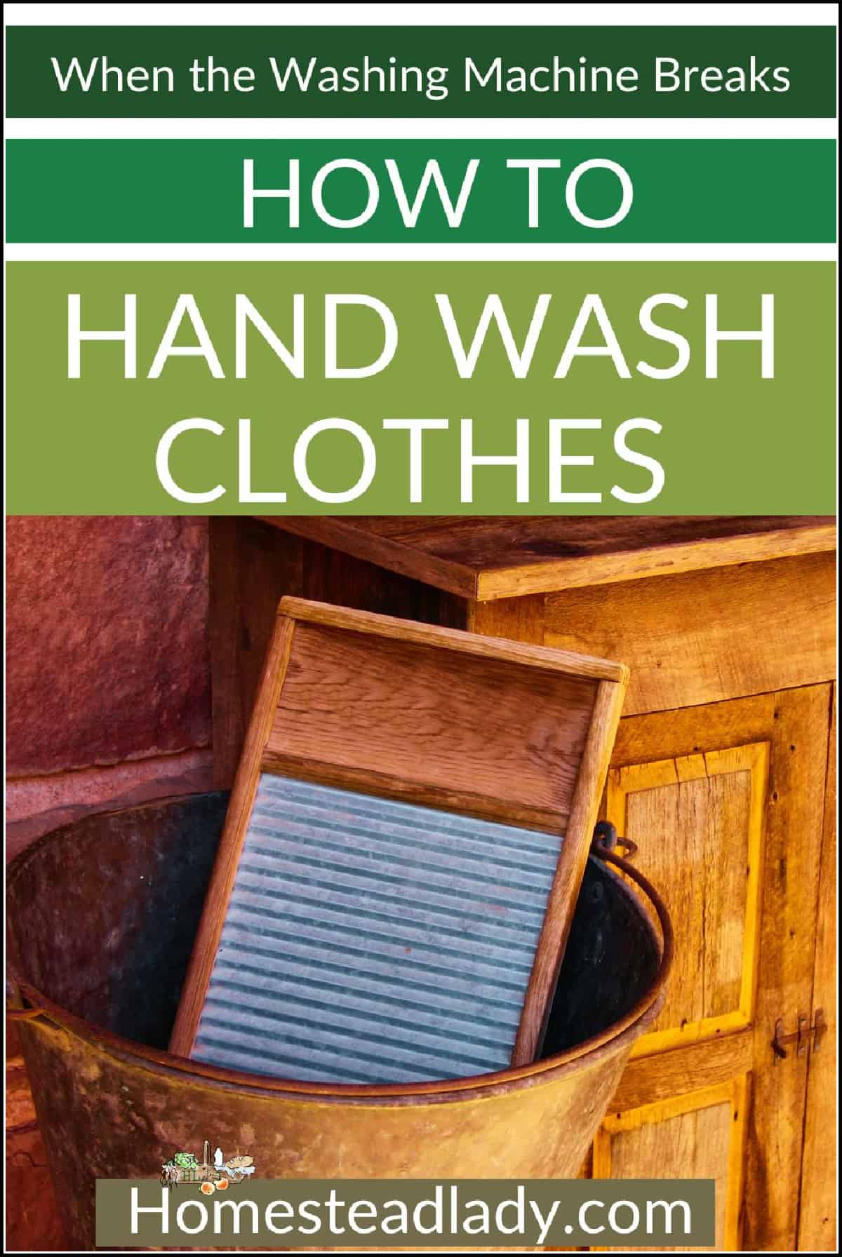 wash tub and wash board