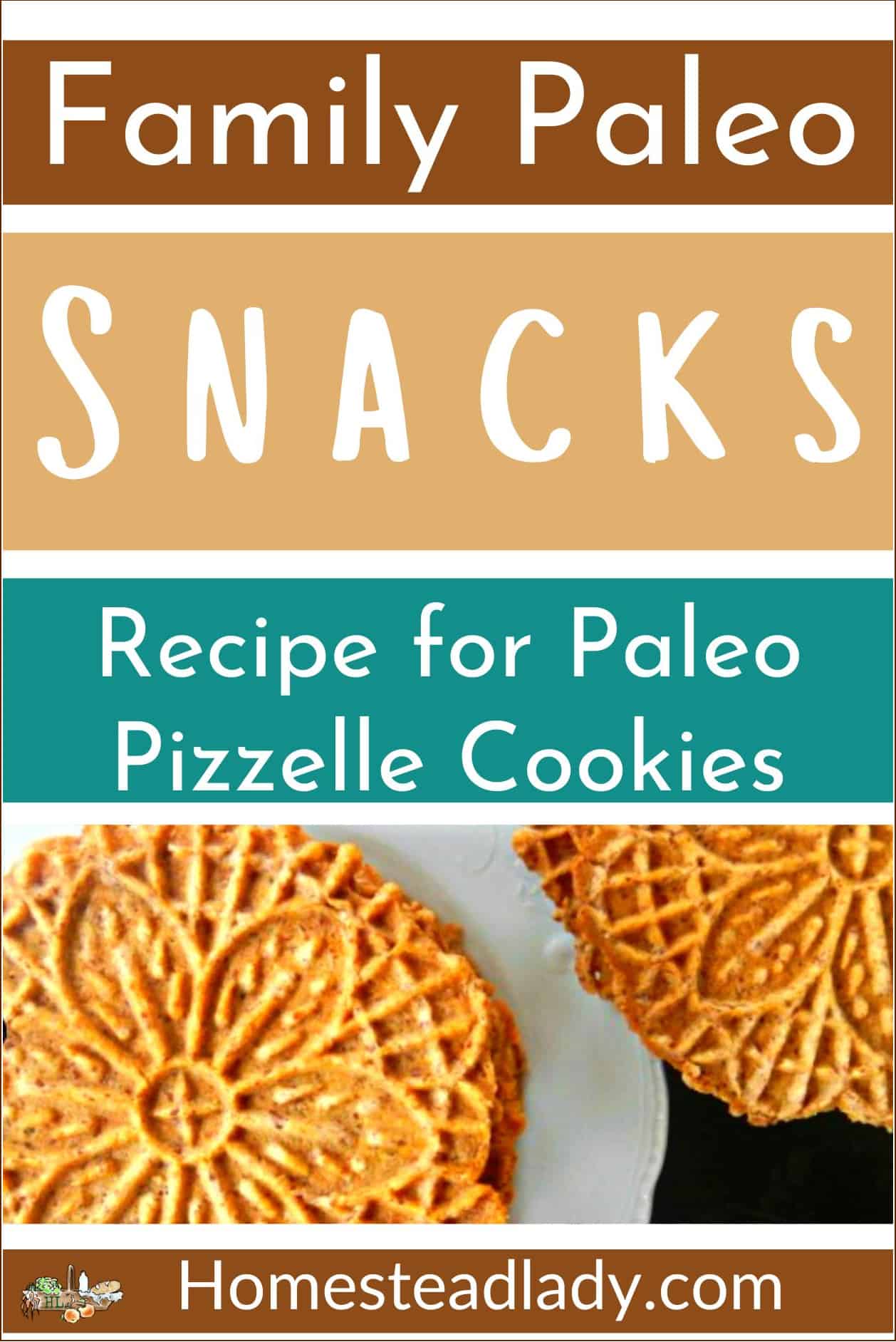 almond flour pizzelle cookies on a white table