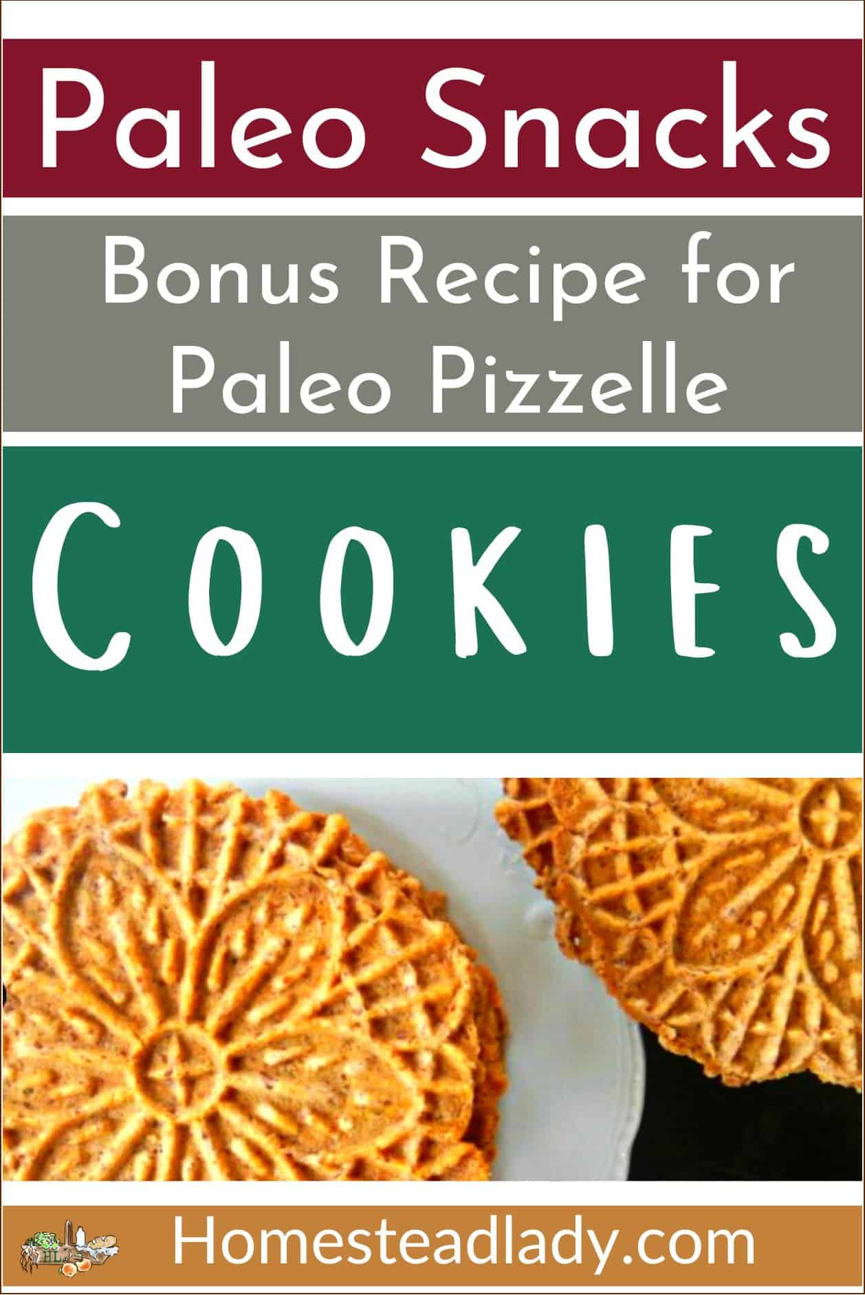 almond flour pizzelle cookies on a table