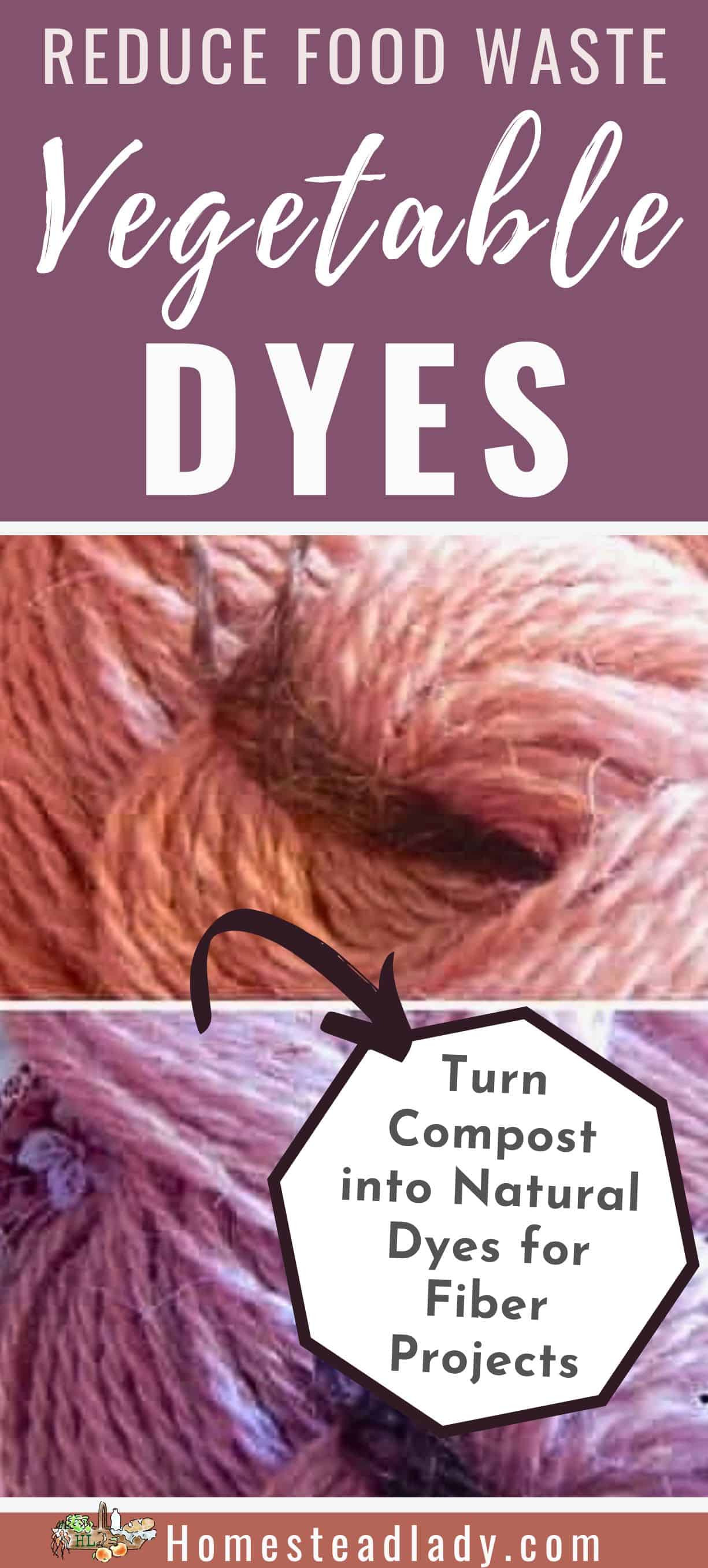 naturally dyed yarn in a bundle
