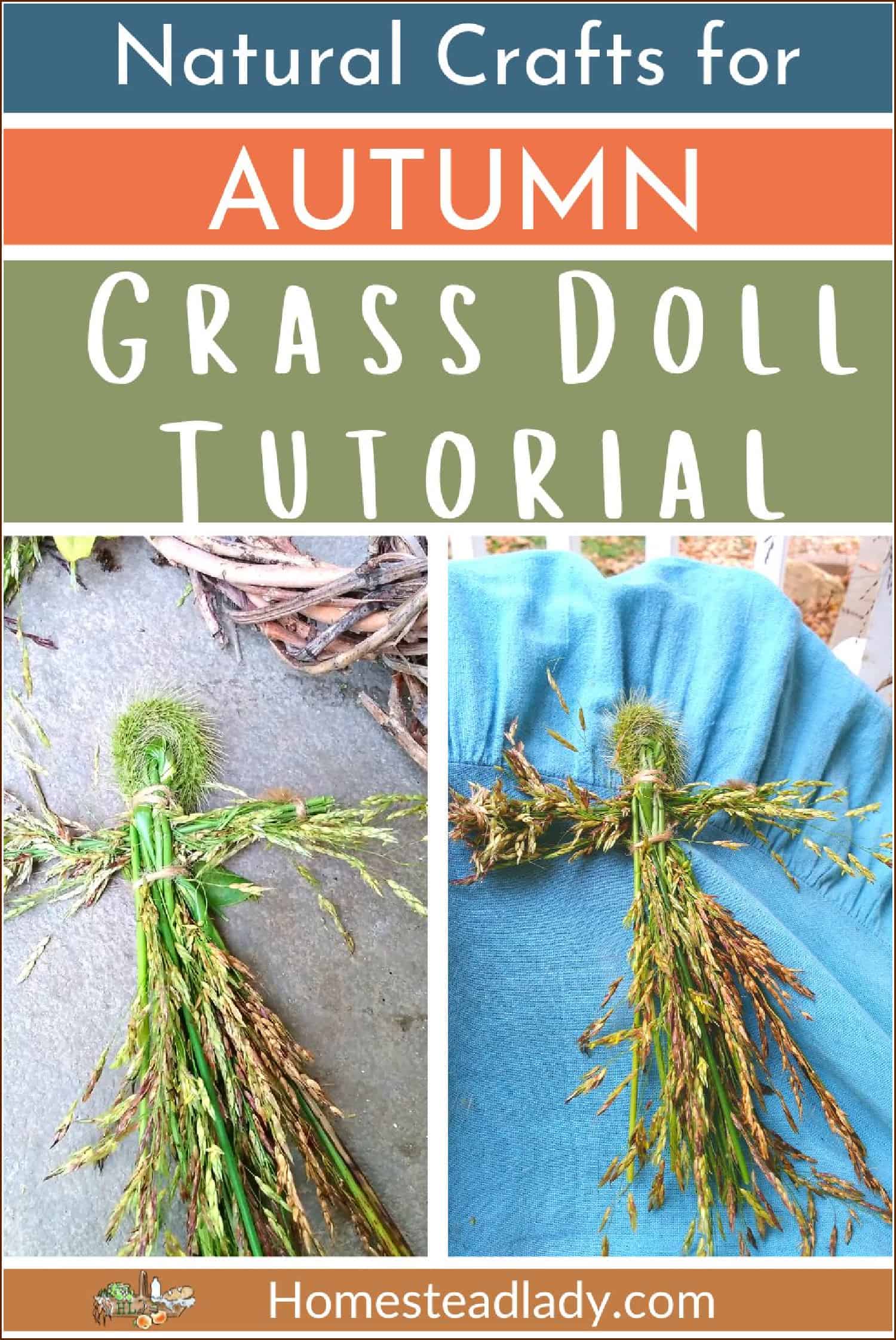 homemade grass dolls