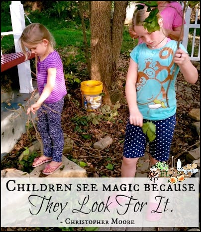 Upcycled Gifts from the Garden l Forage with Kids l Children see magic l Homestead Lady.com