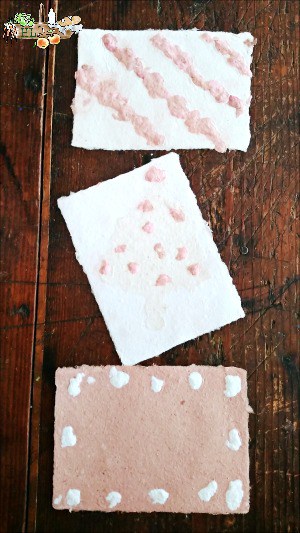 Upcycled Craft Homemade Holiday Paper l Special tricks to customized handmade holiday paper l Homestead Lady.com