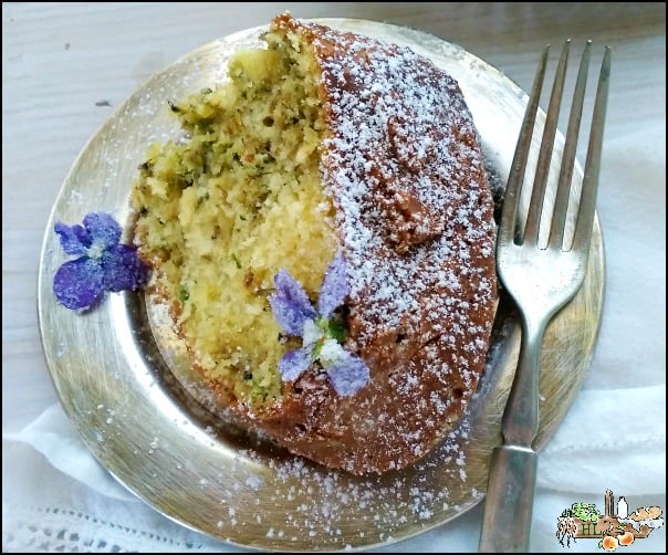Spring Flower Natural Confetti Cake Recipe l Homestead Lady.com