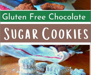 quinoa dark chocolate cookies on a table