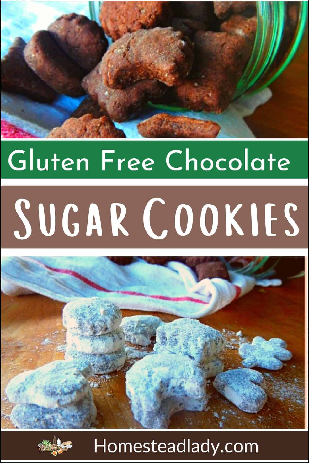 quinoa dark chocolate cookies on a table