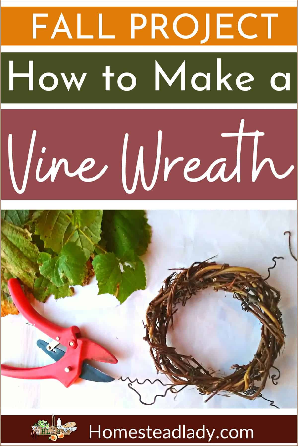 handmade grapevine wreath