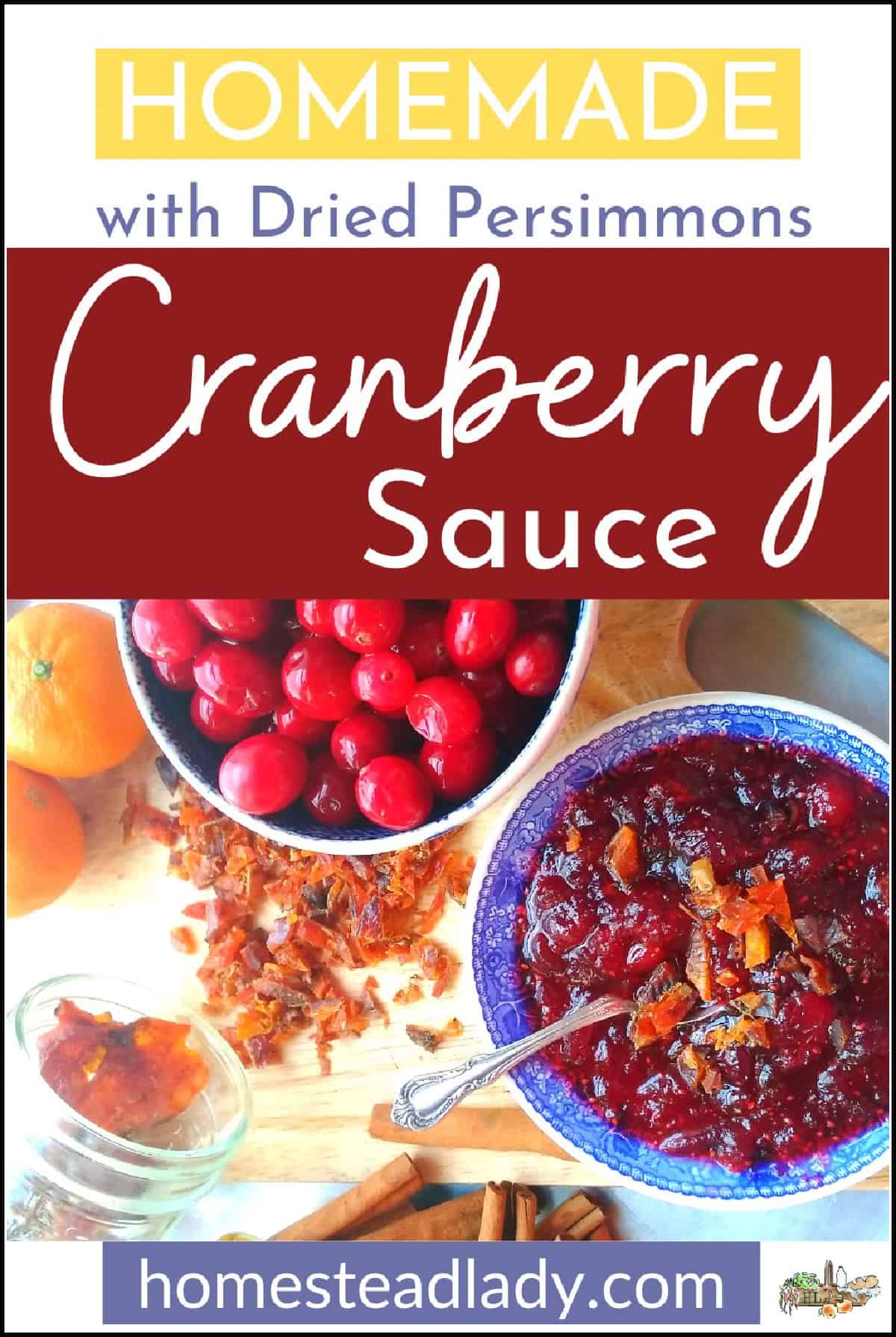 cranberry sauce in a blue bowl