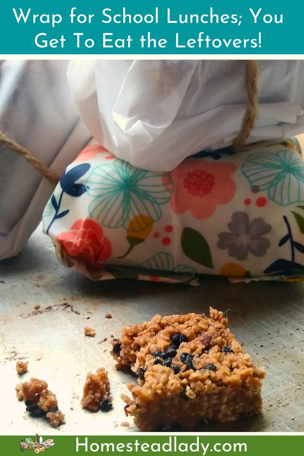 elderberry no bake granola barsw wrapped in parchment paper