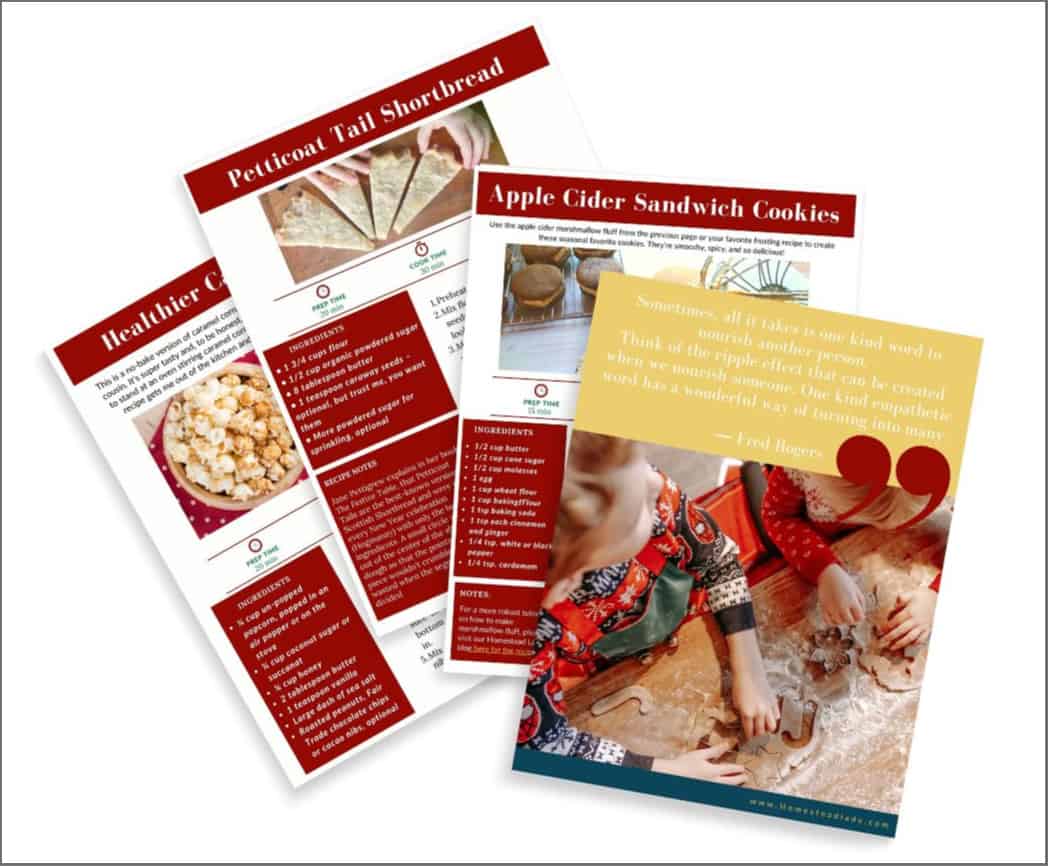 12 Days of Christmas book pages samples