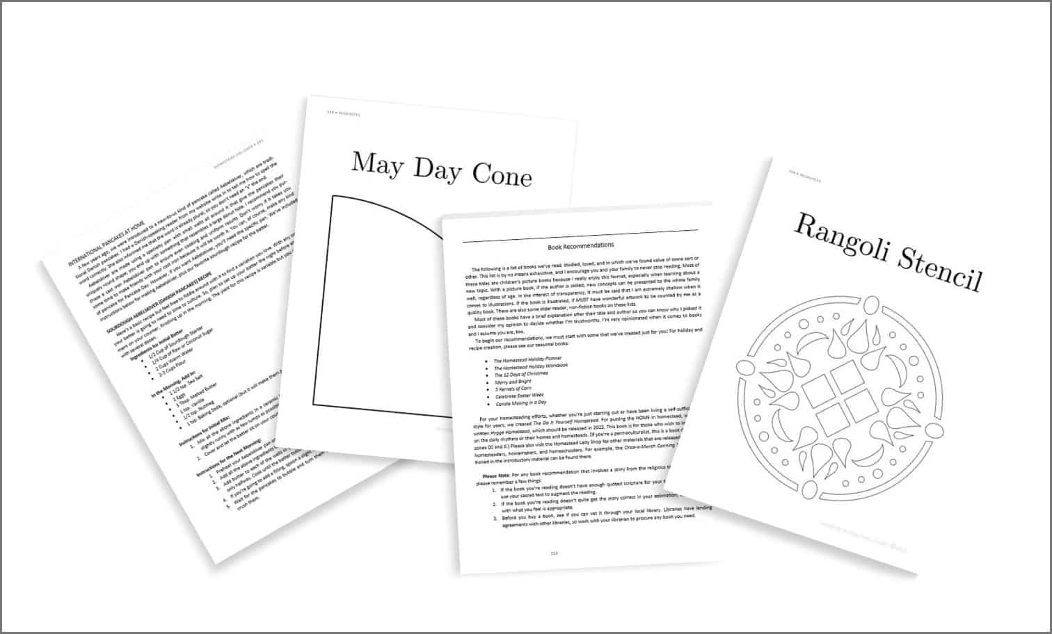 Homestead Holidays Templates
