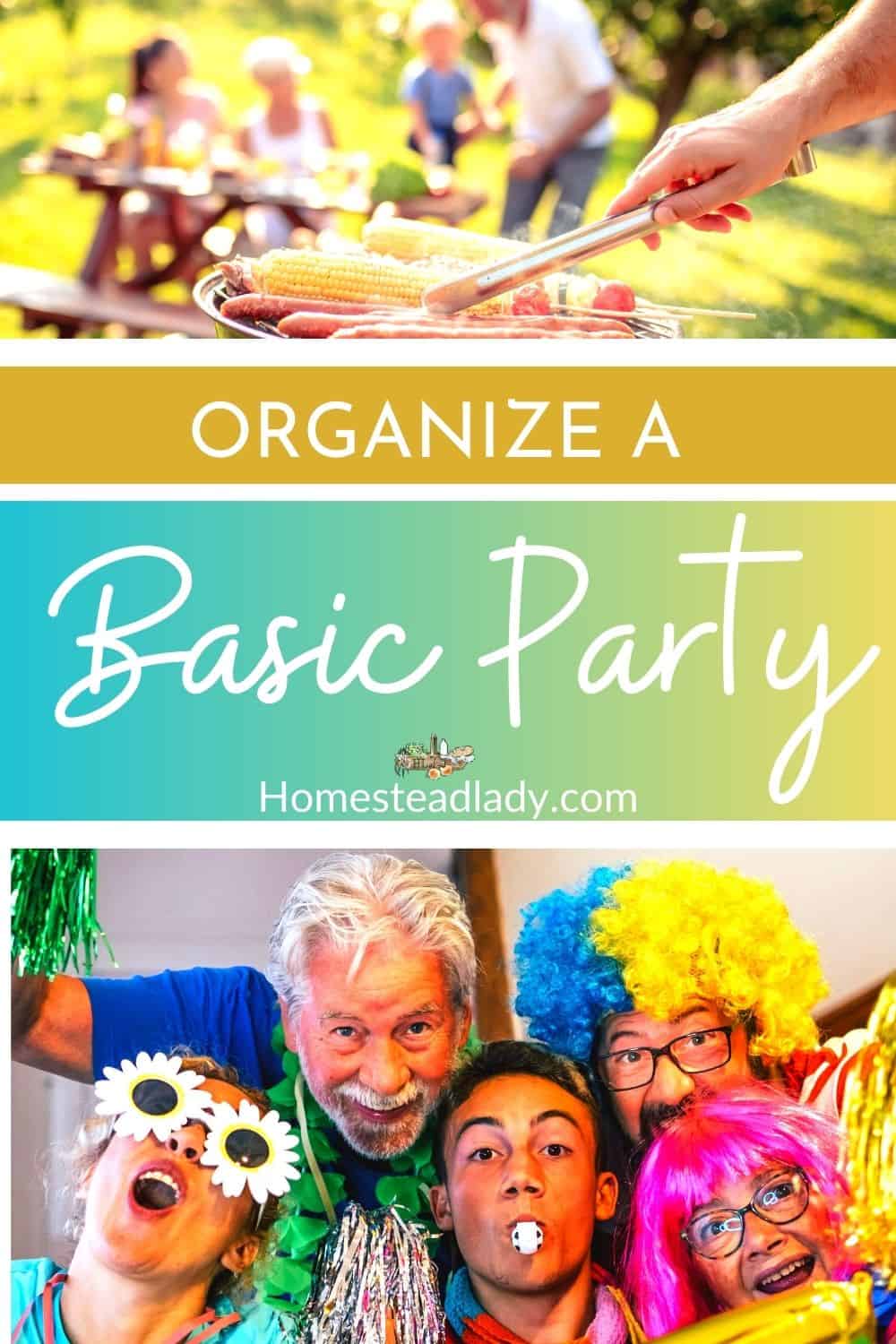 people in silly party outfits