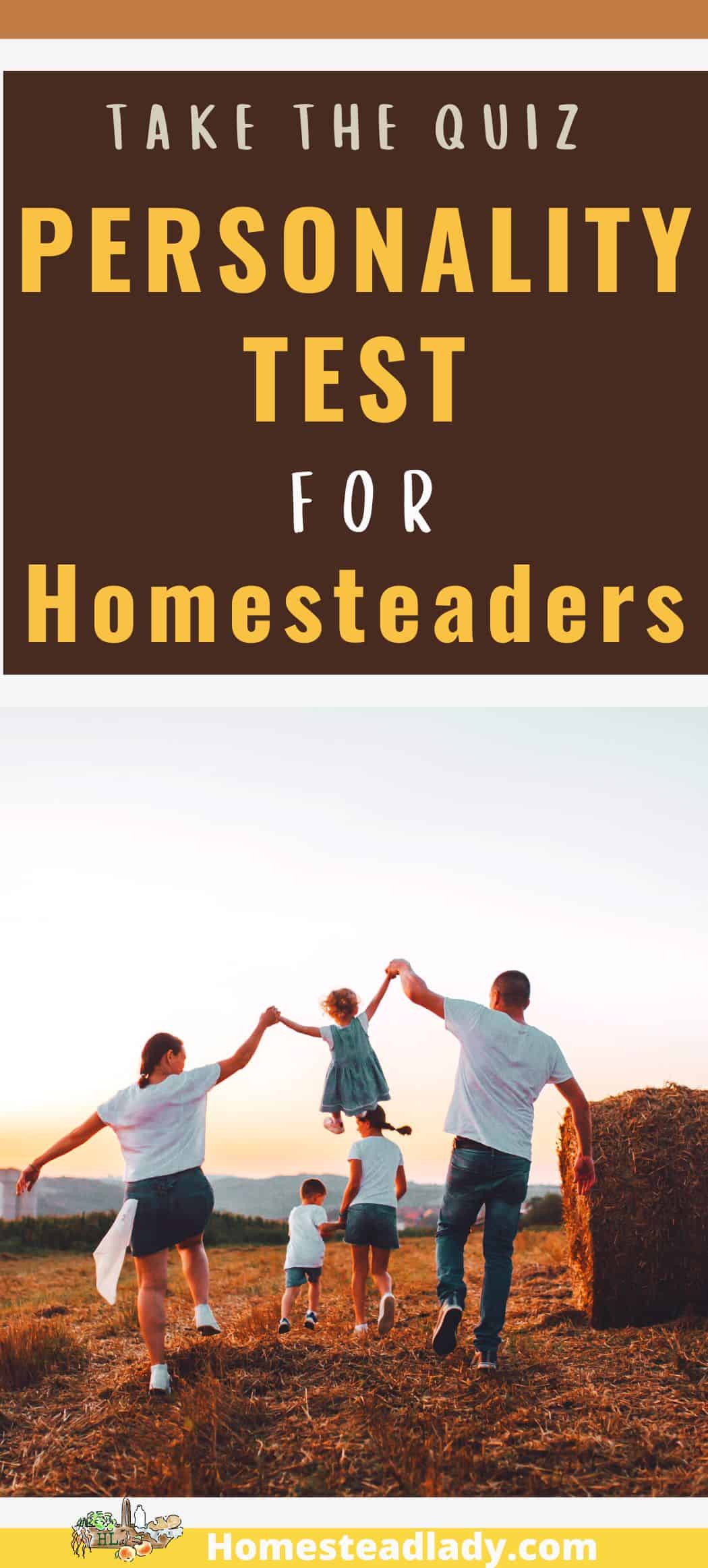 homestead family together in a hay field