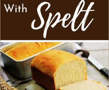 sourdough spelt loaf bread on table with a knife