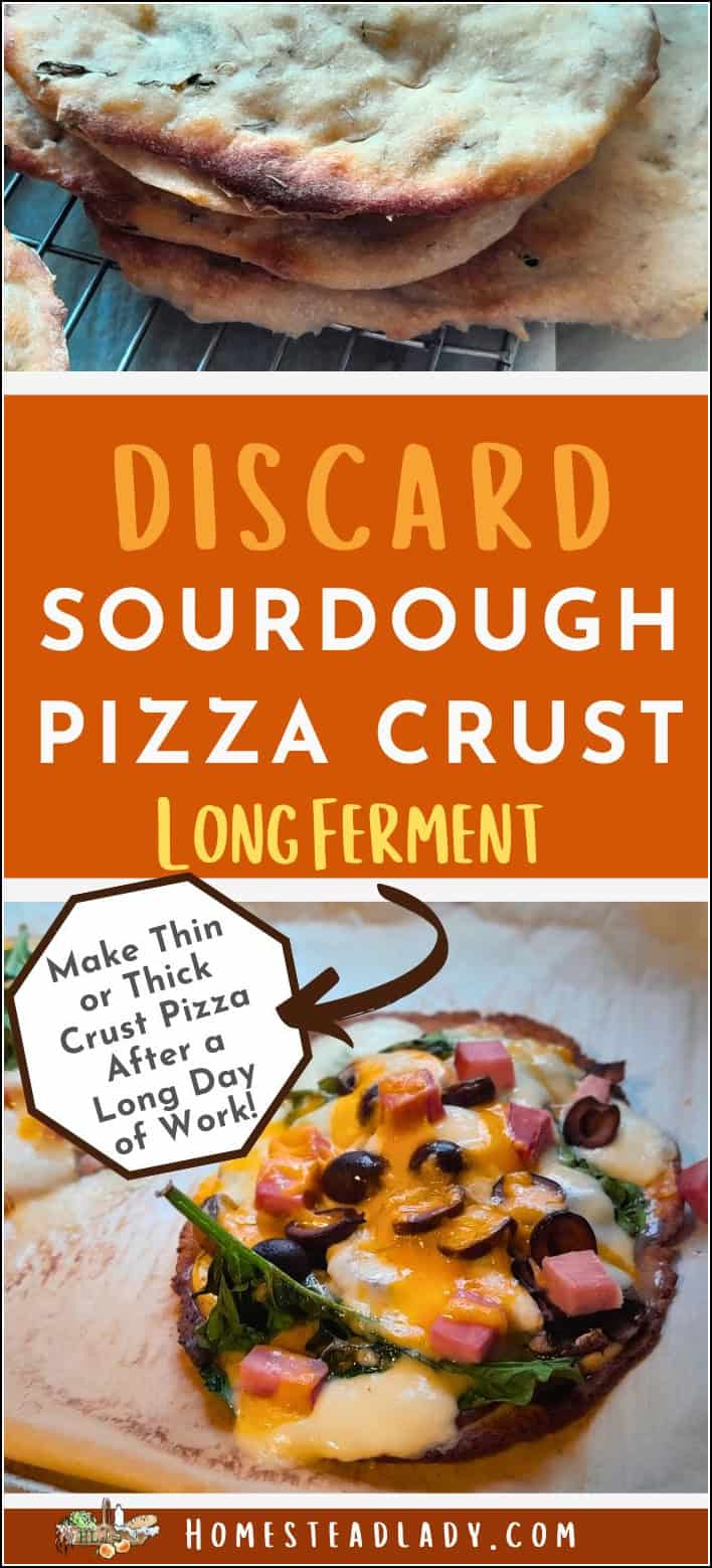 sourdough pizza crust with toppings