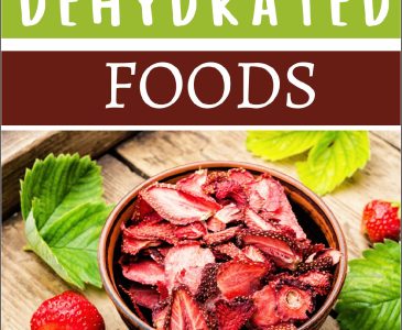 bowl of dehydrated strawberries on a counter