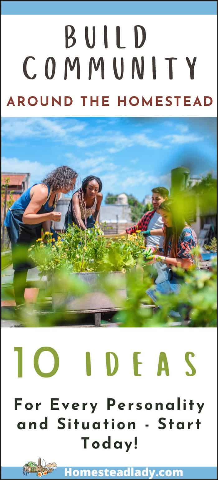 community garden; people in a garden