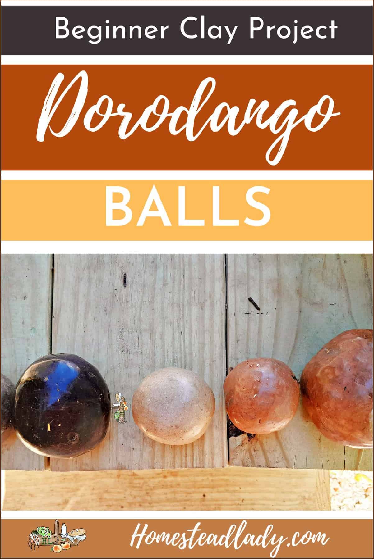 dorodango balls in a row