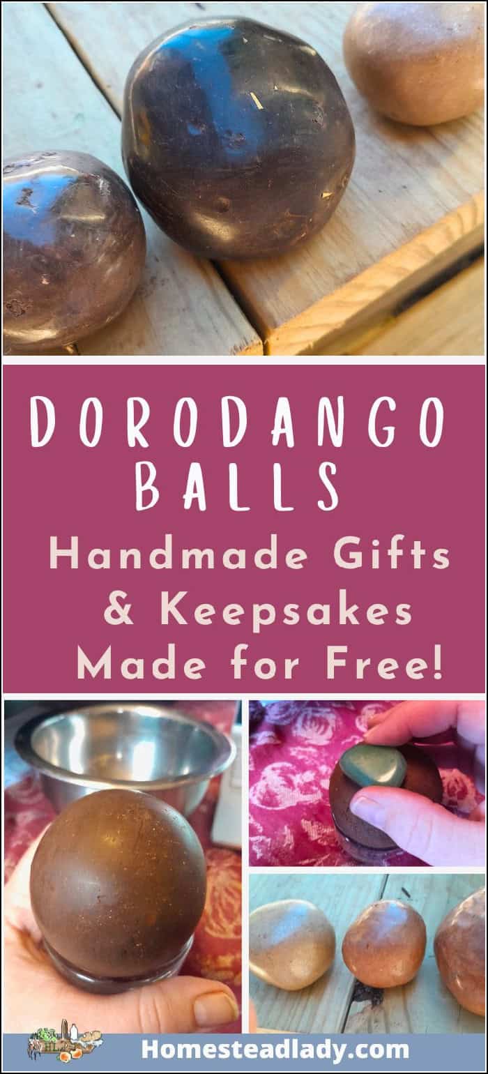 dorodango balls on a table