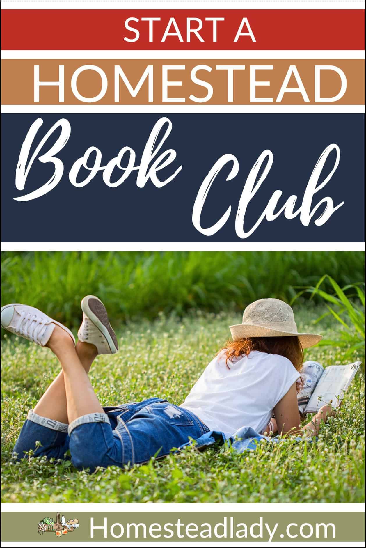 woman reading a book in the grass