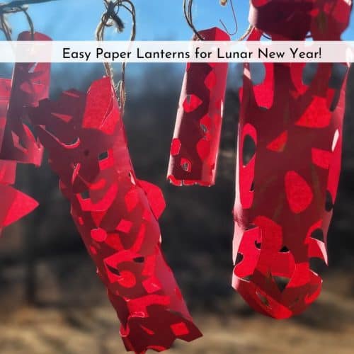 red paper lanterns hanging outside