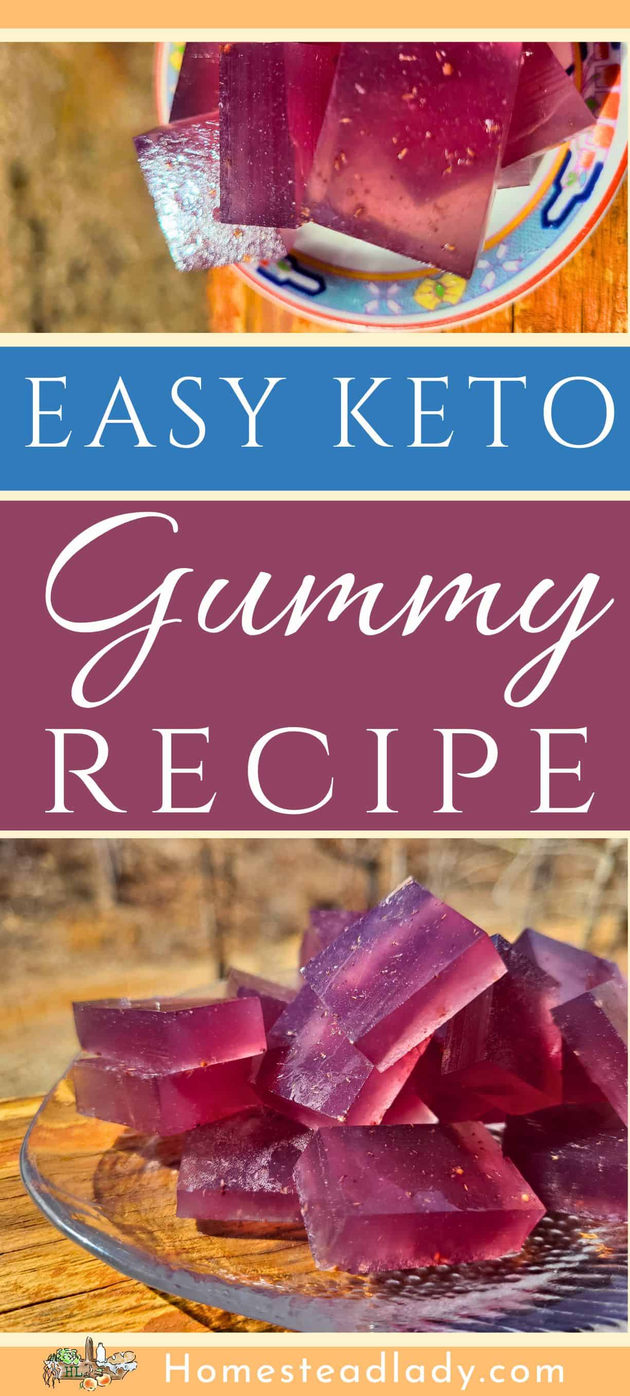 keto gummies in a dish in the sunshine